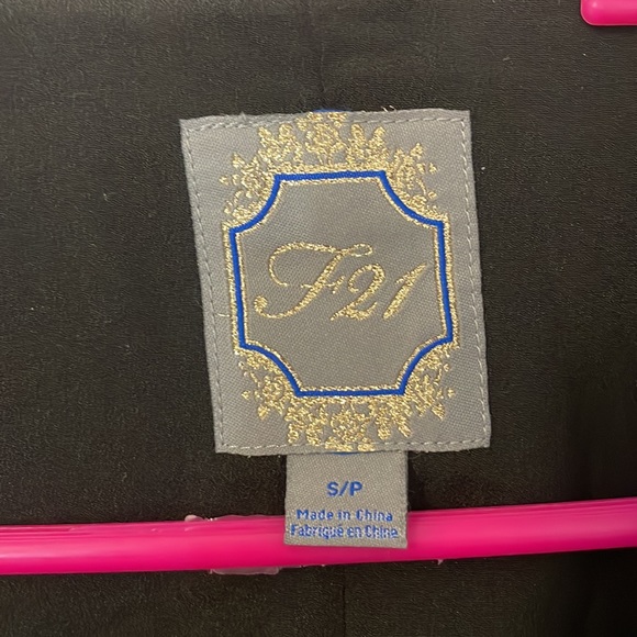 F21 black sequins jacket S/P - Picture 2 of 5